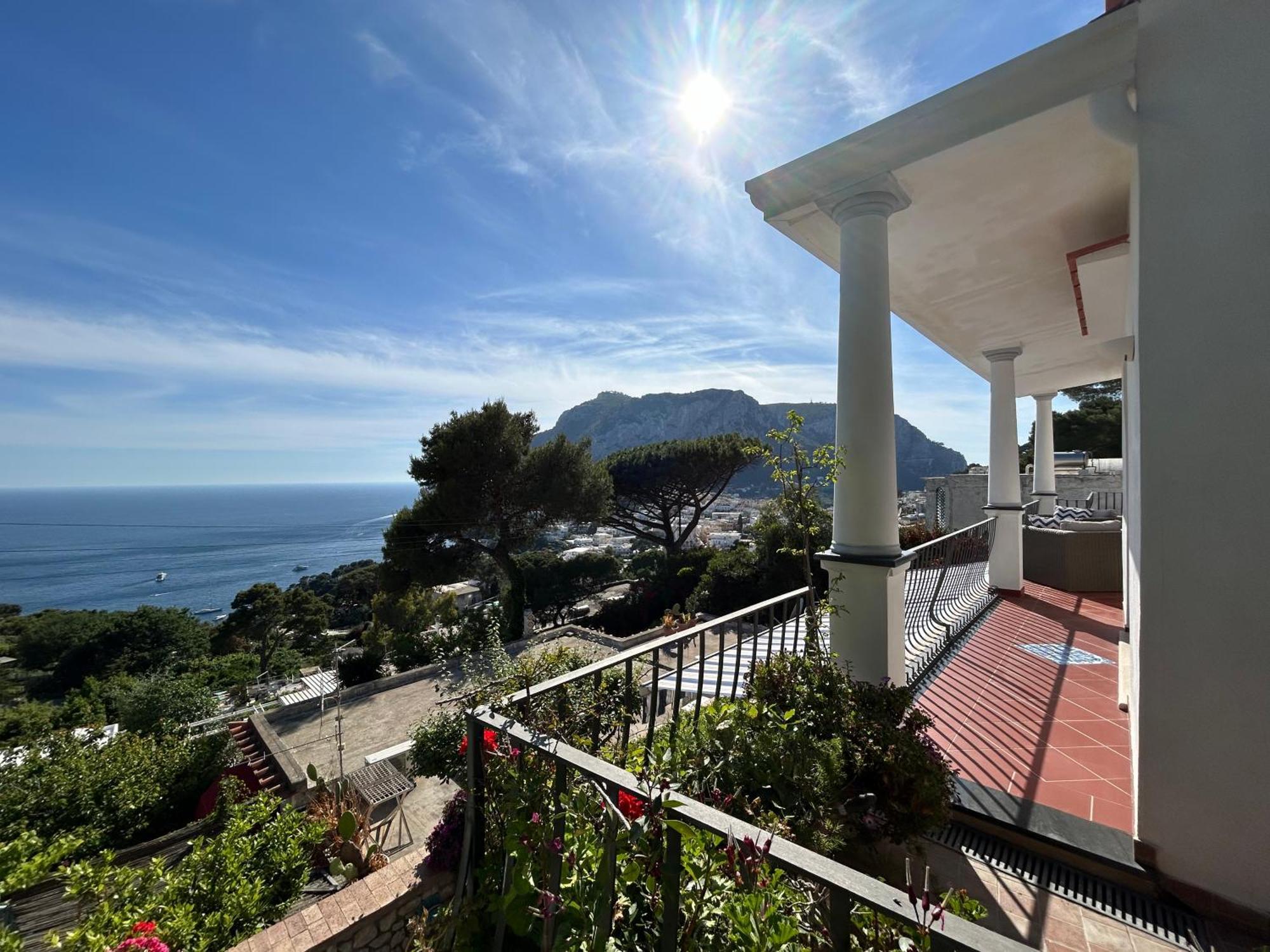 Marvelous Sea View Villa Capri Exterior foto